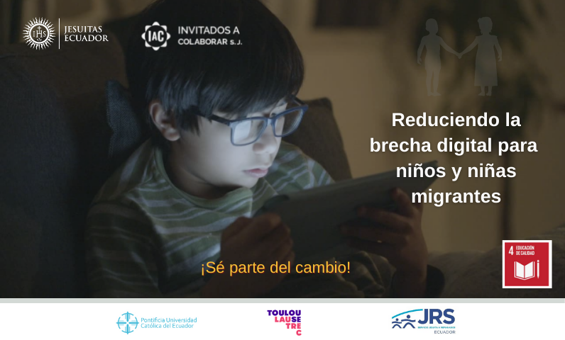 Reduciendo la brecha digital para  niños y niñas migrantes